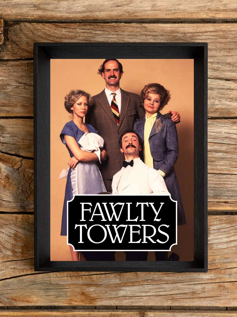 Fawlty Towers Dizi Tablo Siyah Çerçeveli Dizi Poster Duvar Tablo