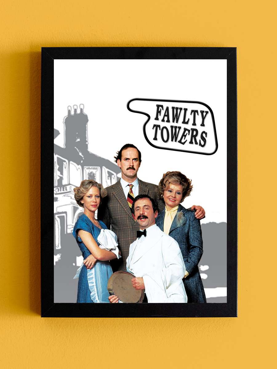 Fawlty Towers Dizi Tablo Siyah Çerçeveli Dizi Poster Duvar Tablo