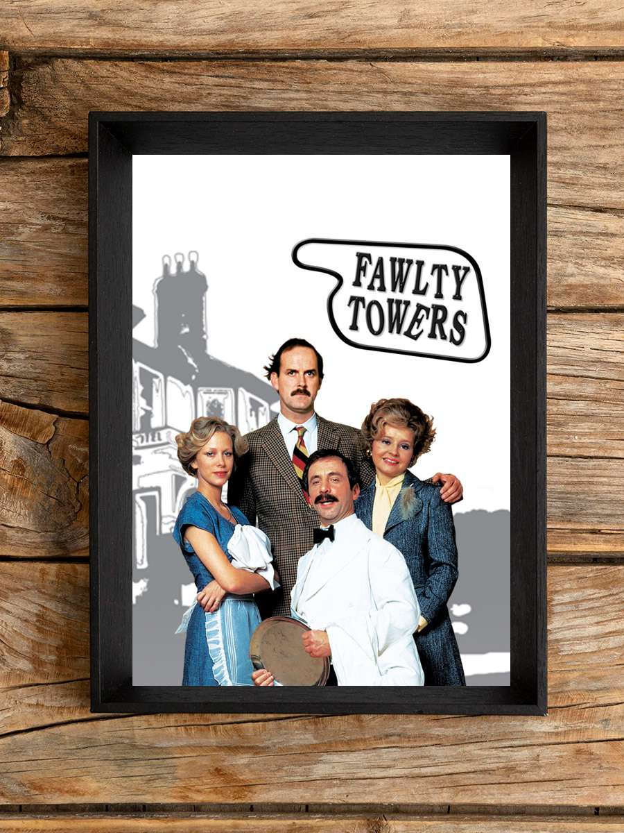 Fawlty Towers Dizi Tablo Siyah Çerçeveli Dizi Poster Duvar Tablo