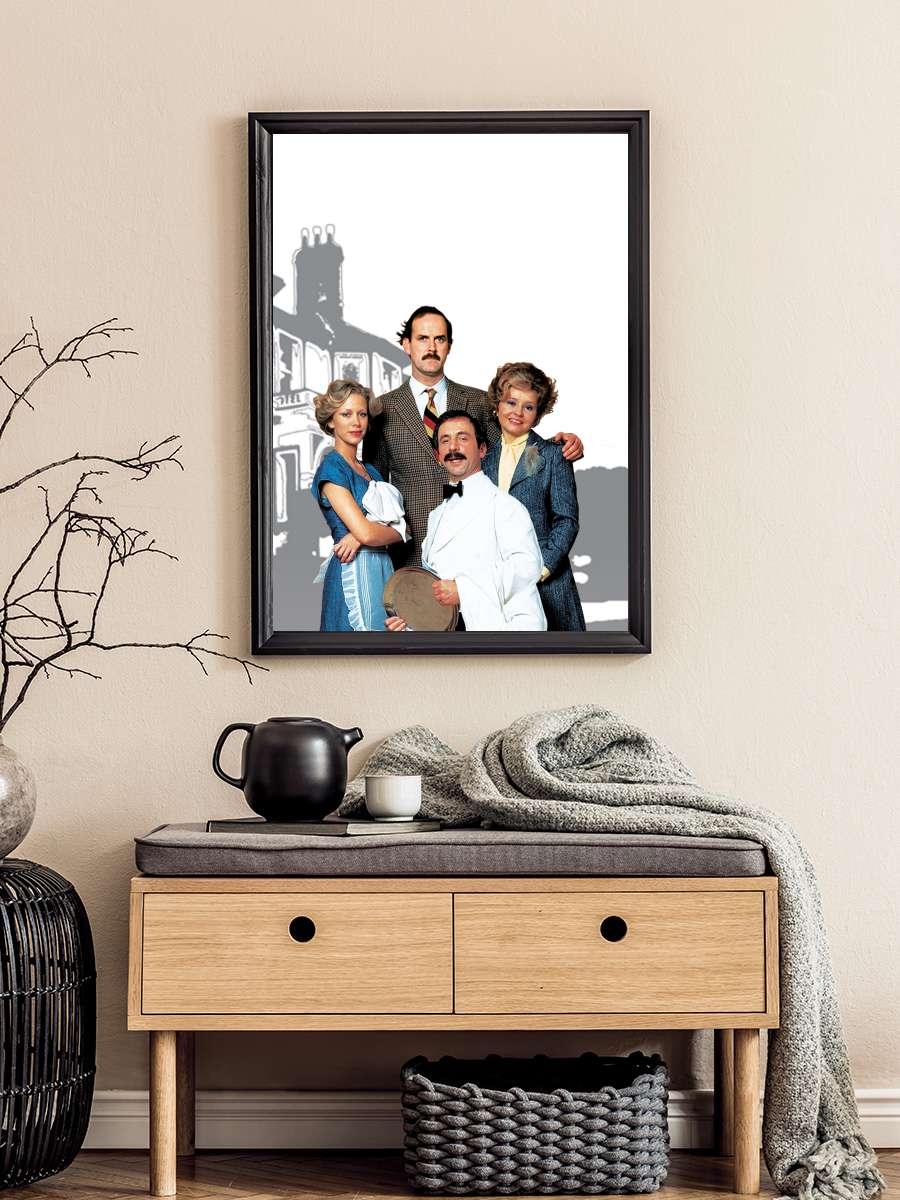 Fawlty Towers Dizi Tablo Siyah Çerçeveli Dizi Poster Duvar Tablo