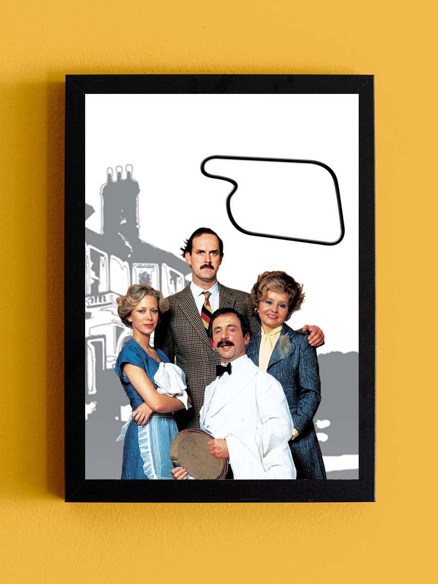 Fawlty Towers Dizi Tablo Siyah Çerçeveli Dizi Poster Duvar Tablo