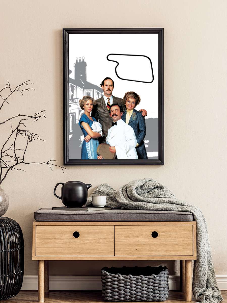 Fawlty Towers Dizi Tablo Siyah Çerçeveli Dizi Poster Duvar Tablo