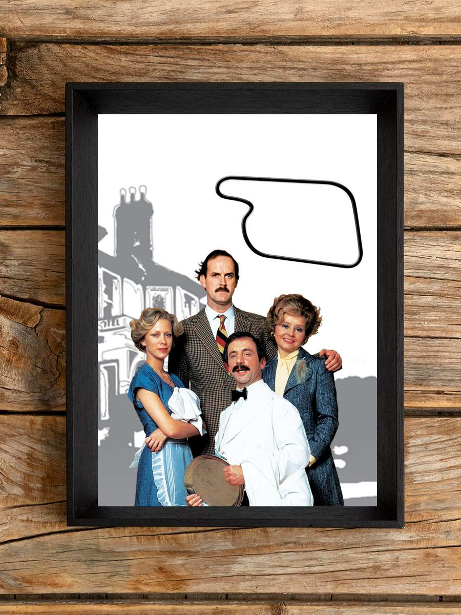 Fawlty Towers Dizi Tablo Siyah Çerçeveli Dizi Poster Duvar Tablo