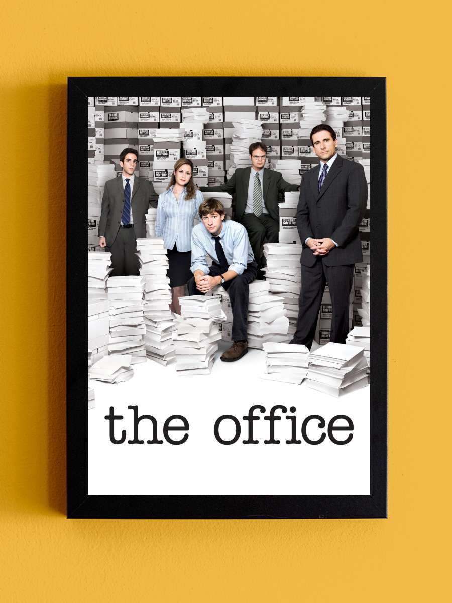 ‎Ofis‎ - The Office Dizi Tablo Siyah Çerçeveli Dizi Poster Duvar Tablo