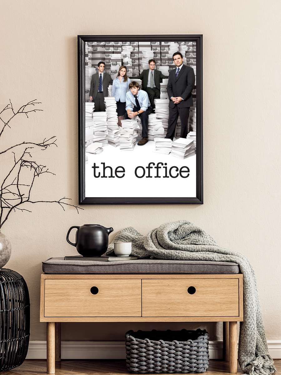 ‎Ofis‎ - The Office Dizi Tablo Siyah Çerçeveli Dizi Poster Duvar Tablo