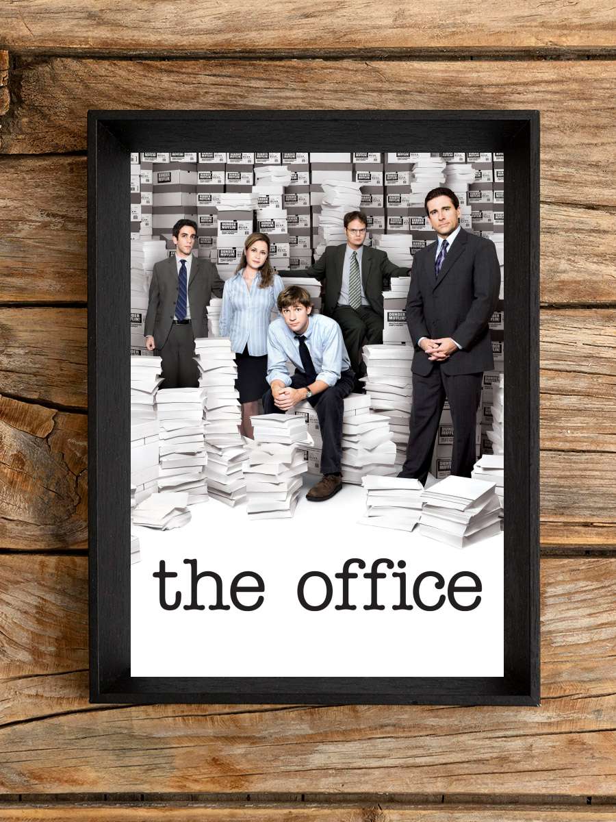 ‎Ofis‎ - The Office Dizi Tablo Siyah Çerçeveli Dizi Poster Duvar Tablo