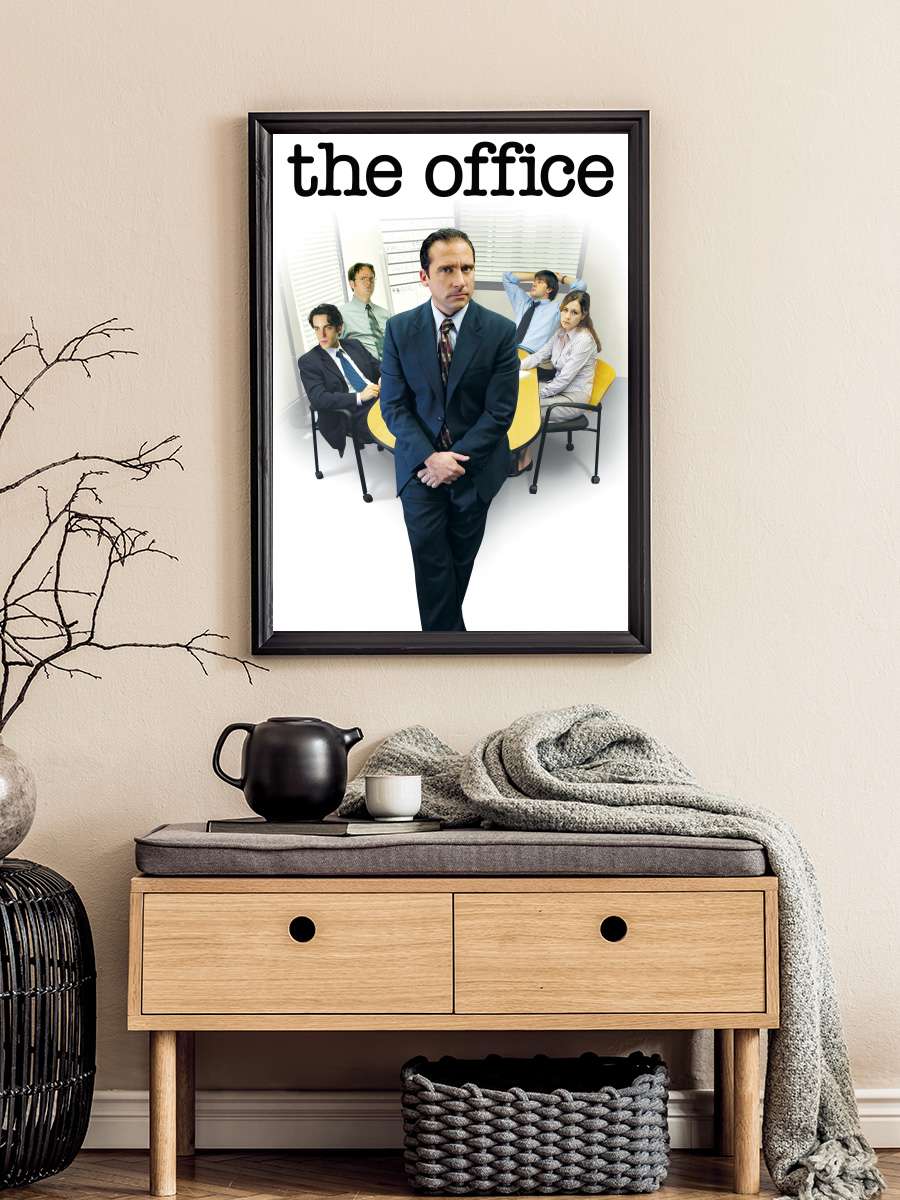 ‎Ofis‎ - The Office Dizi Tablo Siyah Çerçeveli Dizi Poster Duvar Tablo