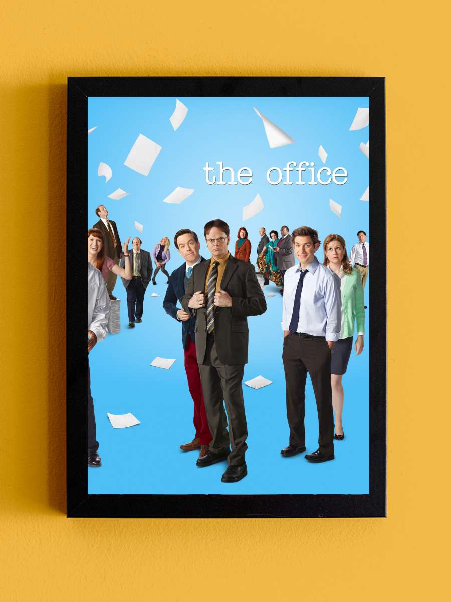 ‎Ofis‎ - The Office Dizi Tablo Siyah Çerçeveli Dizi Poster Duvar Tablo