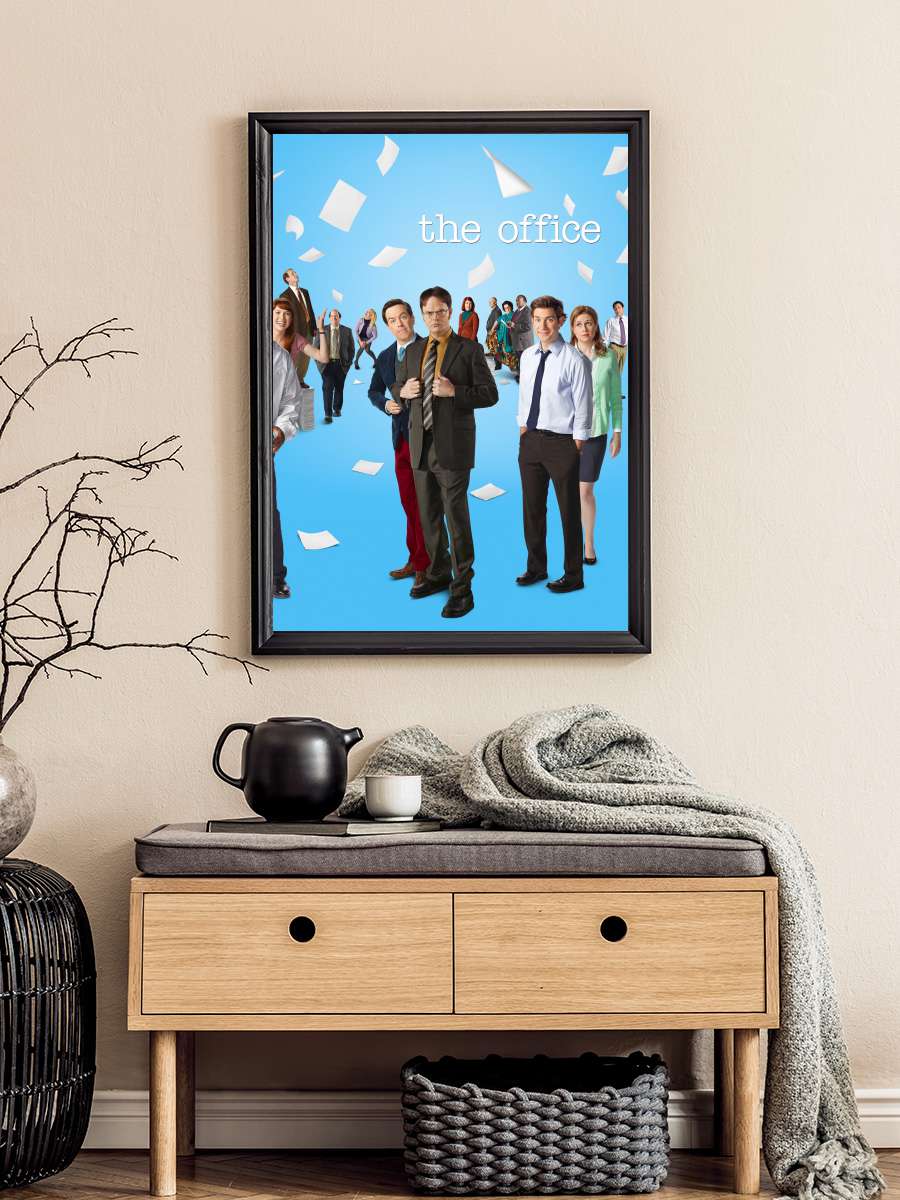 ‎Ofis‎ - The Office Dizi Tablo Siyah Çerçeveli Dizi Poster Duvar Tablo