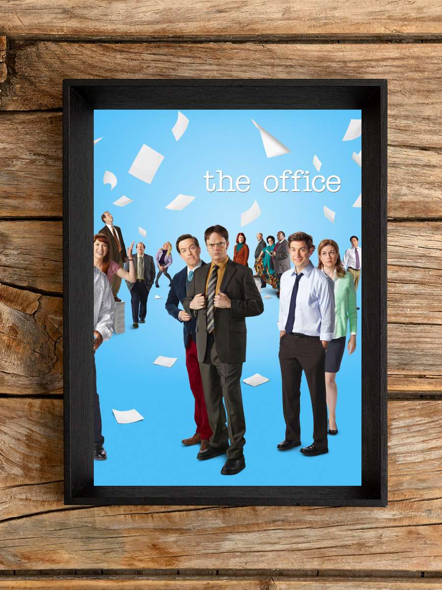 ‎Ofis‎ - The Office Dizi Tablo Siyah Çerçeveli Dizi Poster Duvar Tablo