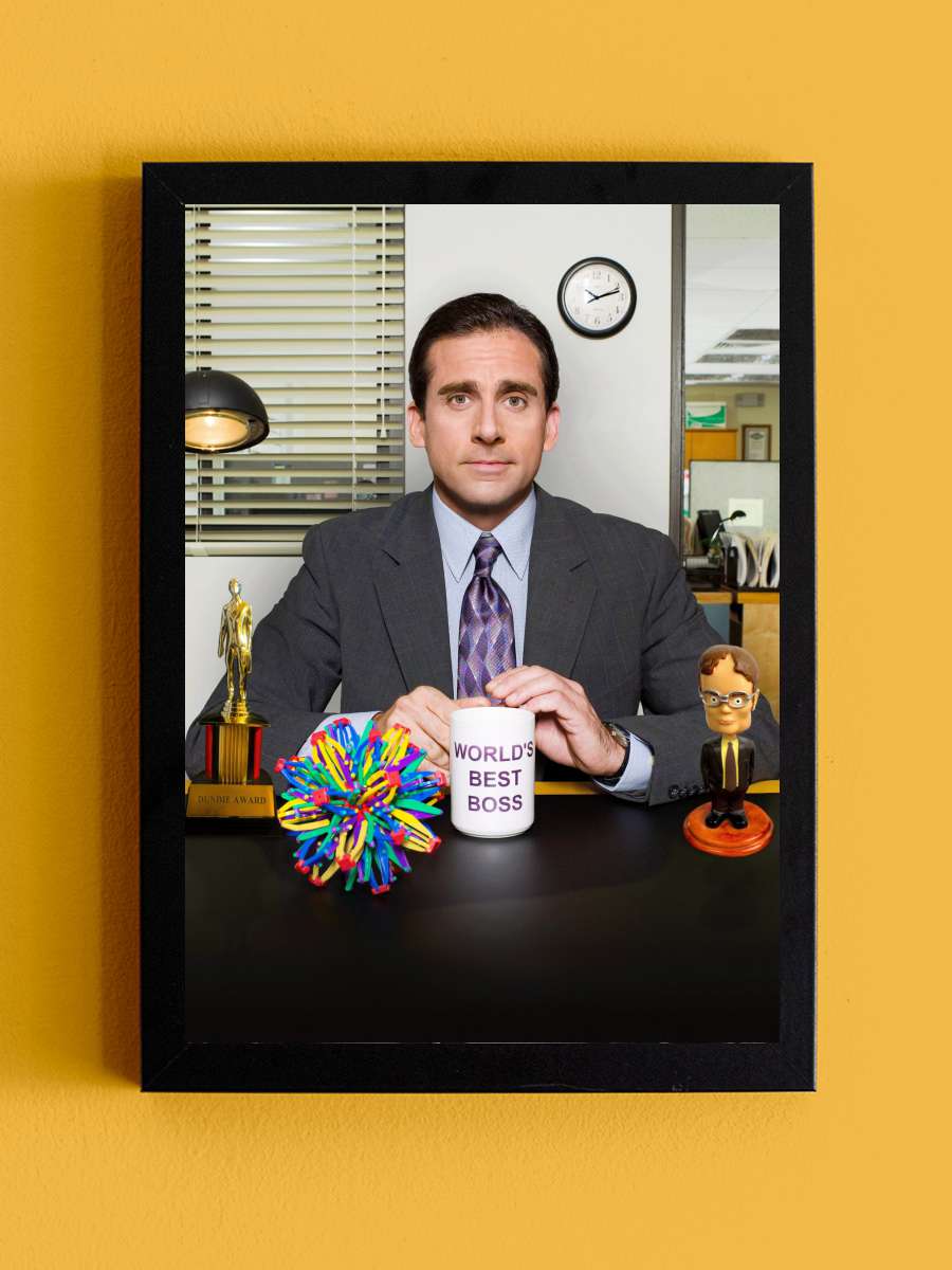 ‎Ofis‎ - The Office Dizi Tablo Siyah Çerçeveli Dizi Poster Duvar Tablo