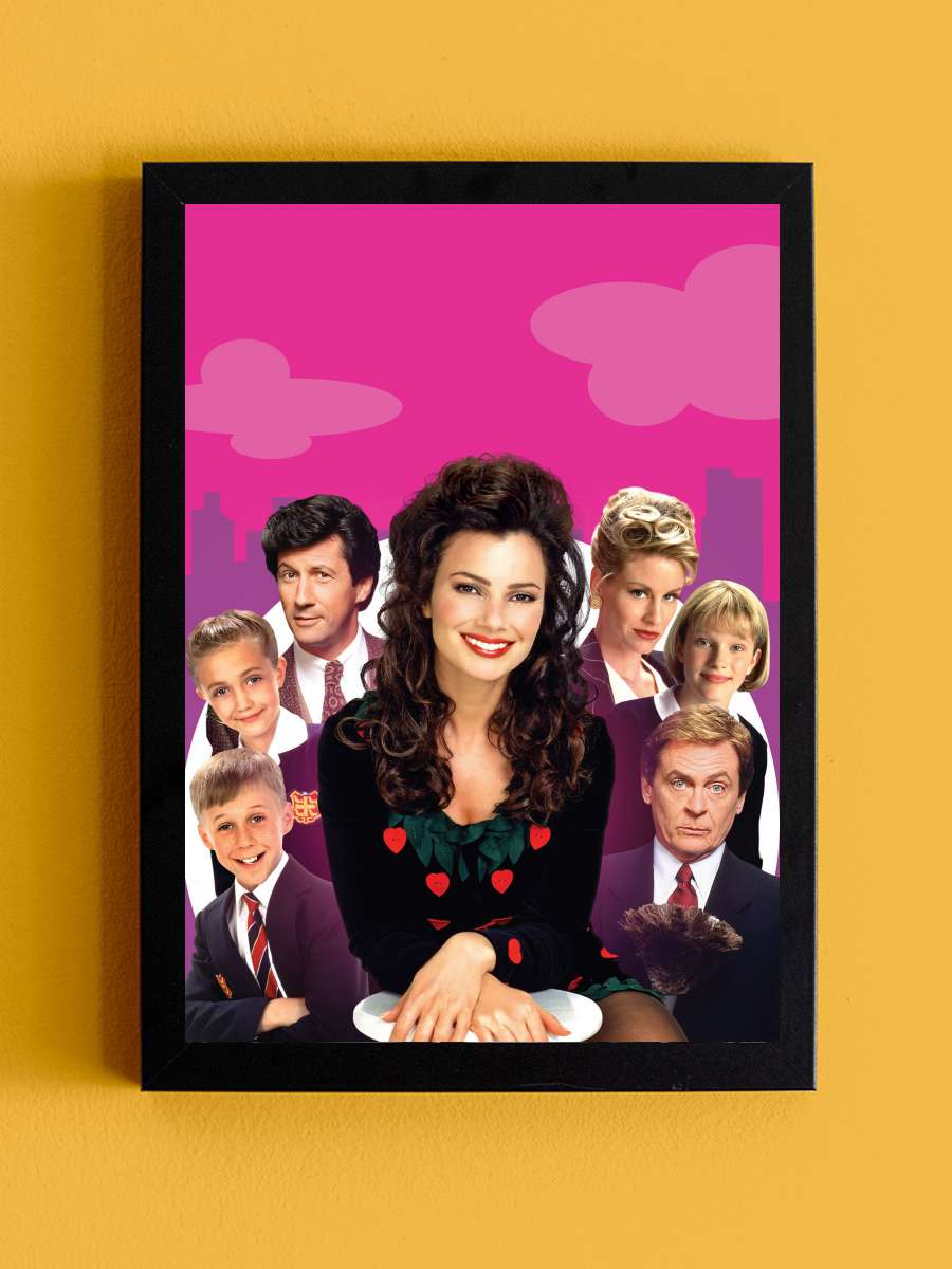 The Nanny Dizi Tablo Siyah Çerçeveli Dizi Poster Duvar Tablo