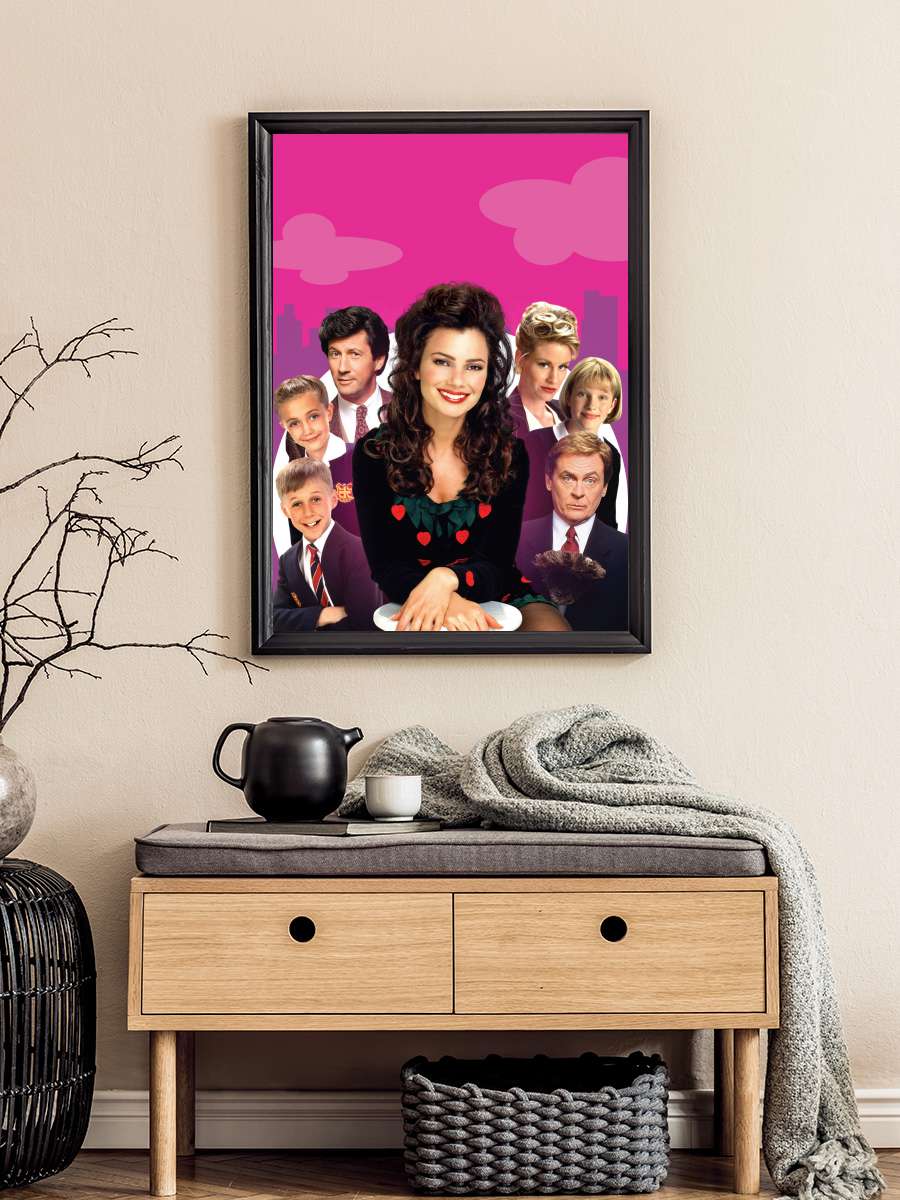 The Nanny Dizi Tablo Siyah Çerçeveli Dizi Poster Duvar Tablo