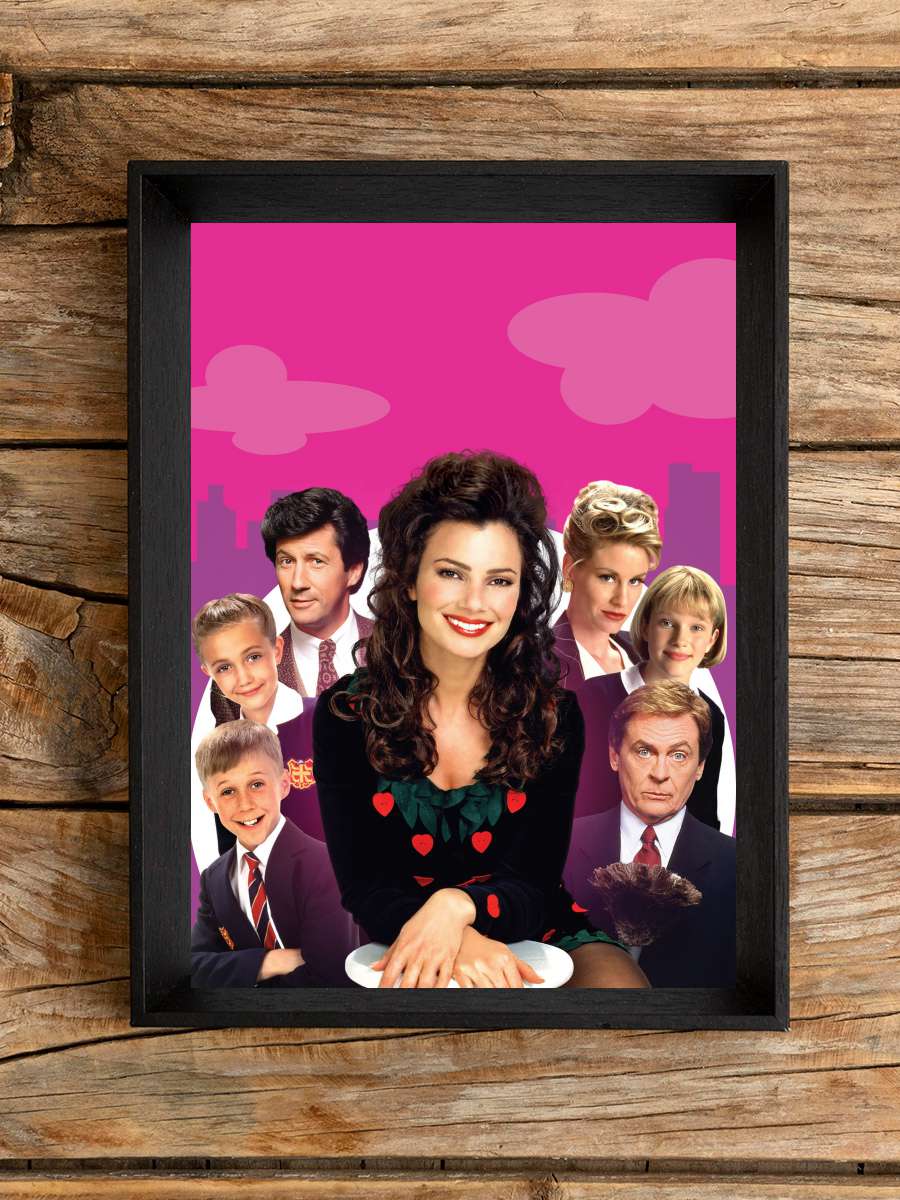 The Nanny Dizi Tablo Siyah Çerçeveli Dizi Poster Duvar Tablo