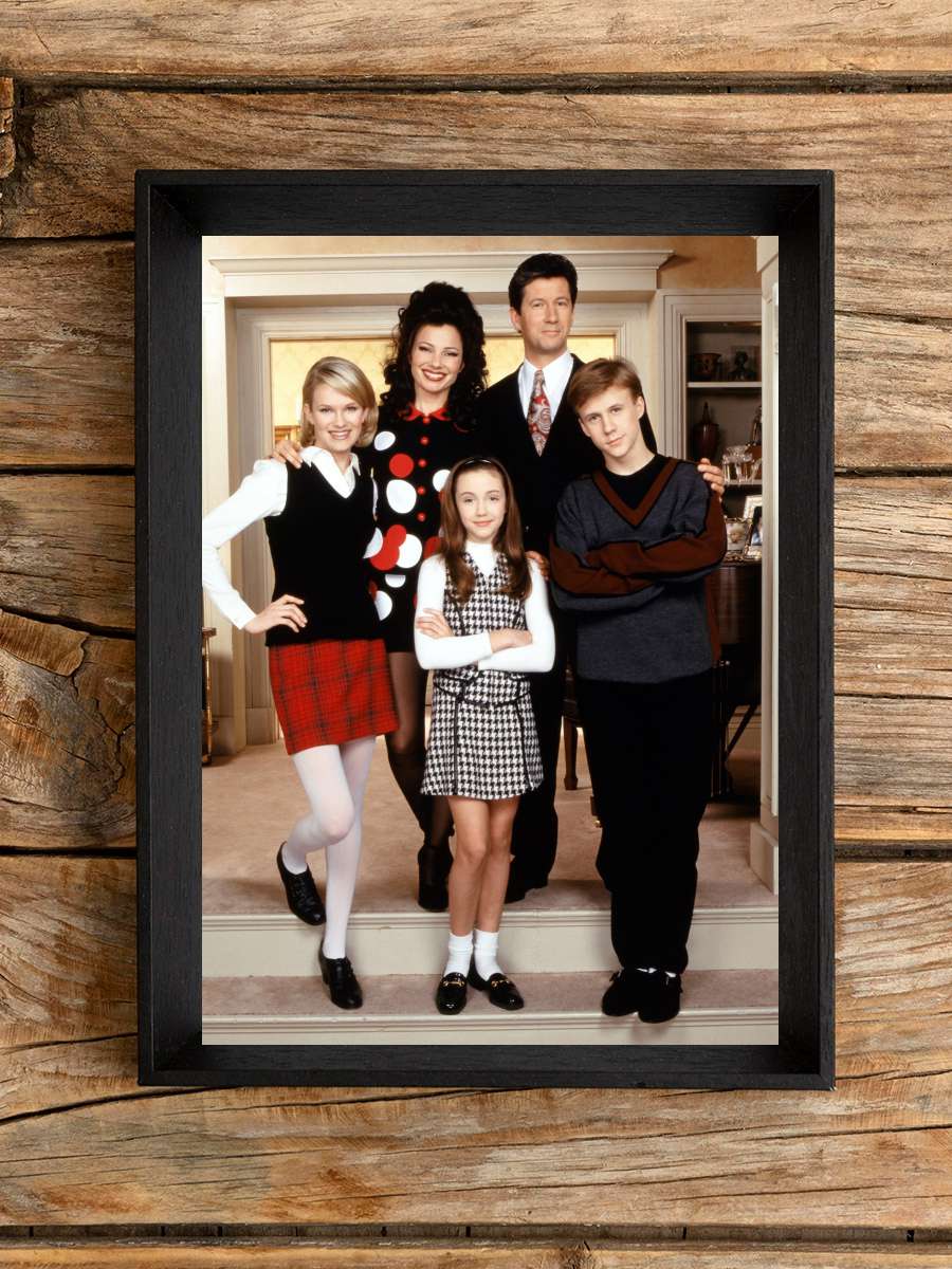 The Nanny Dizi Tablo Siyah Çerçeveli Dizi Poster Duvar Tablo