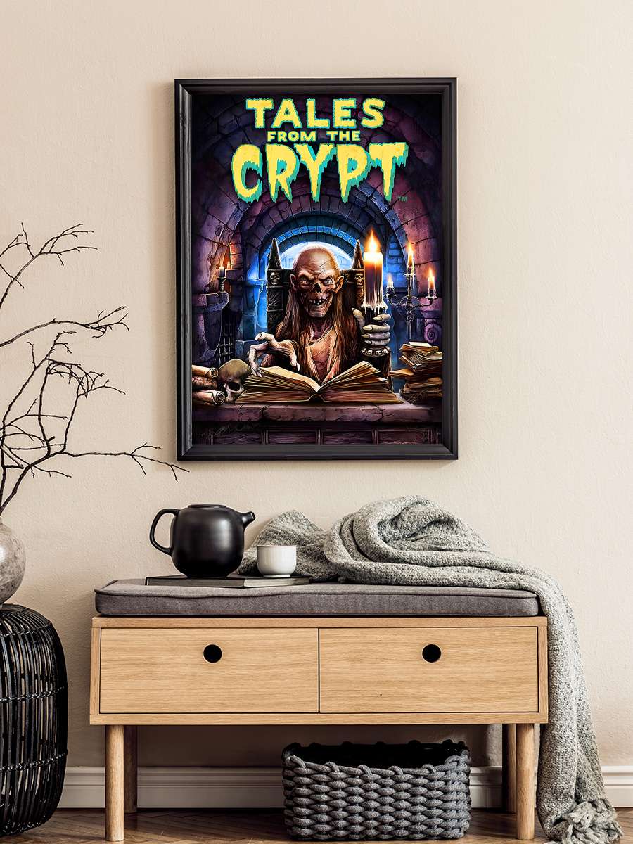 Tales from the Crypt Dizi Tablo Siyah Çerçeveli Dizi Poster Duvar Tablo