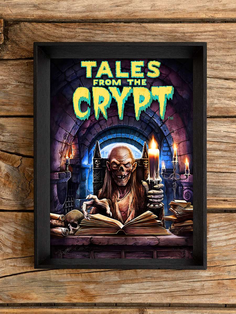 Tales from the Crypt Dizi Tablo Siyah Çerçeveli Dizi Poster Duvar Tablo