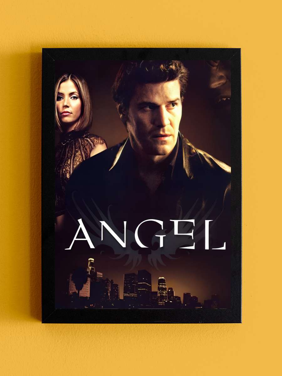 Angel Dizi Tablo Siyah Çerçeveli Dizi Poster Duvar Tablo