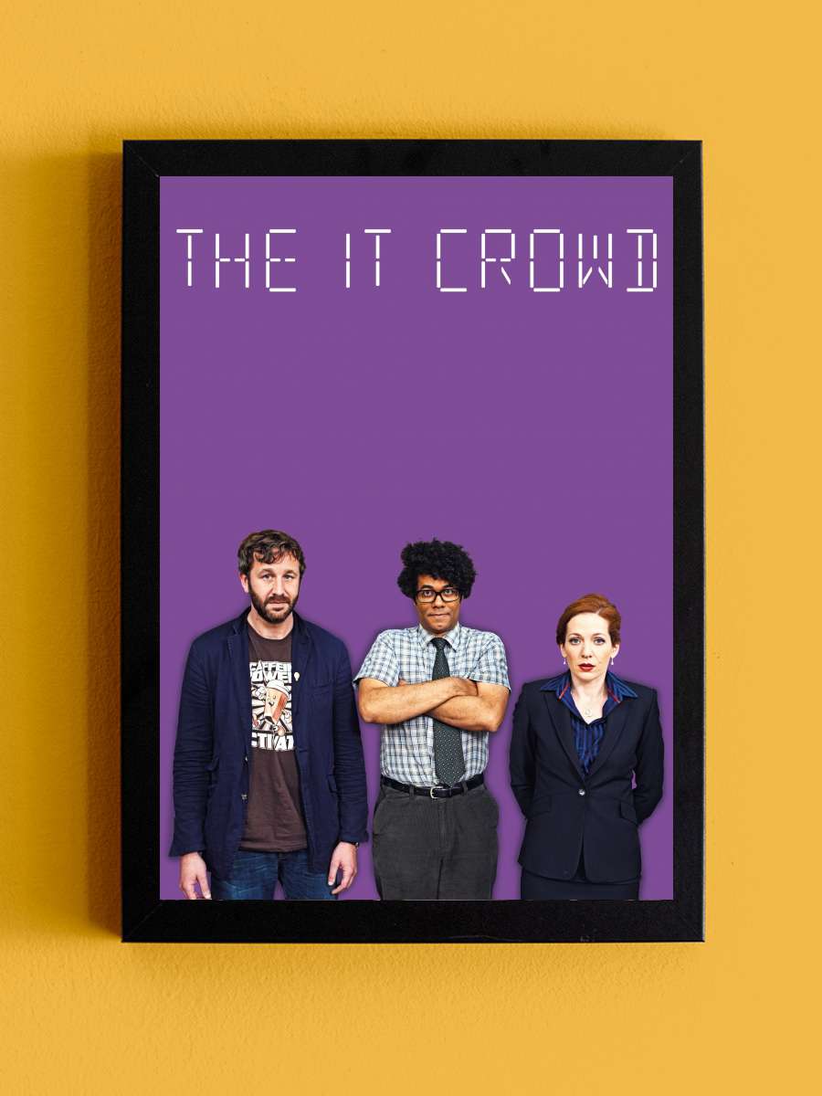 The IT Crowd Dizi Tablo Siyah Çerçeveli Dizi Poster Duvar Tablo