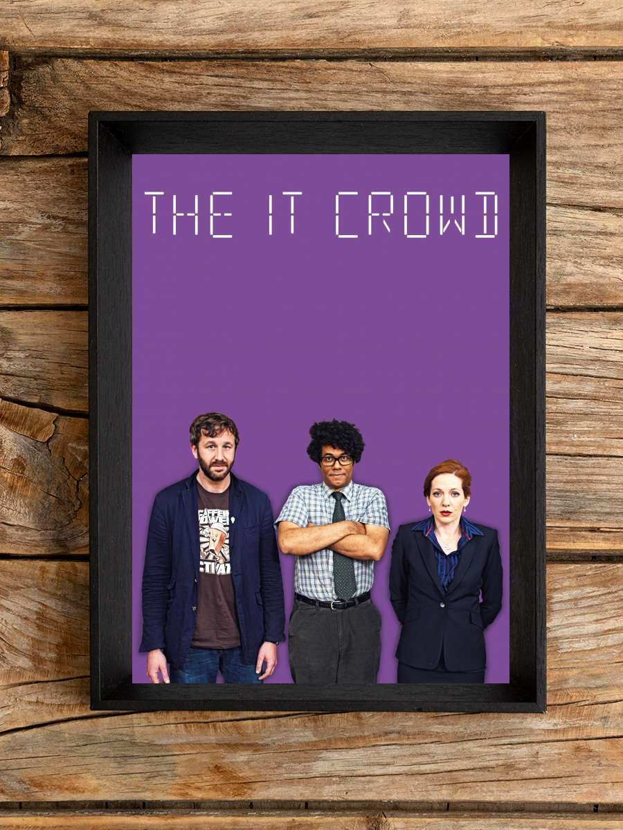 The IT Crowd Dizi Tablo Siyah Çerçeveli Dizi Poster Duvar Tablo