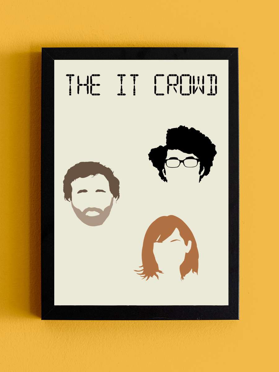 The IT Crowd Dizi Tablo Siyah Çerçeveli Dizi Poster Duvar Tablo