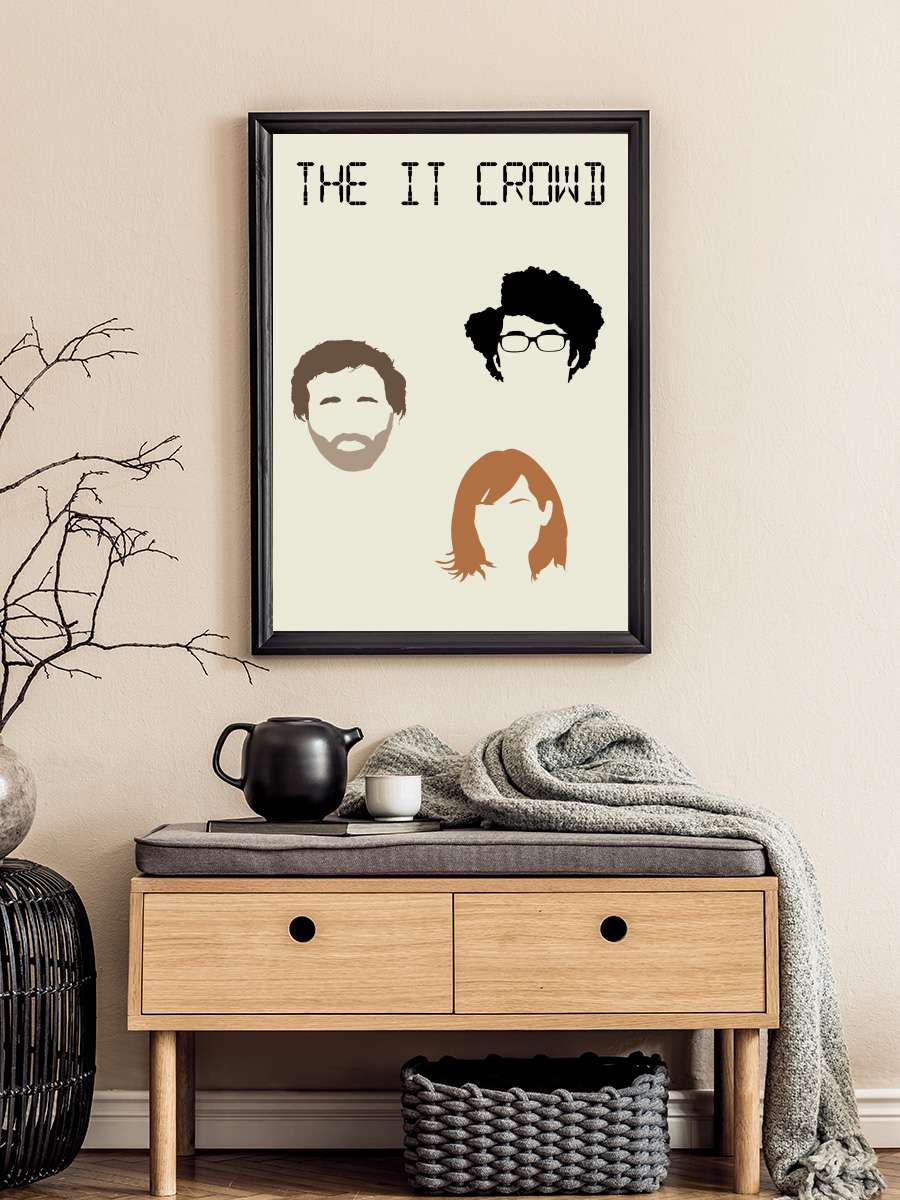 The IT Crowd Dizi Tablo Siyah Çerçeveli Dizi Poster Duvar Tablo