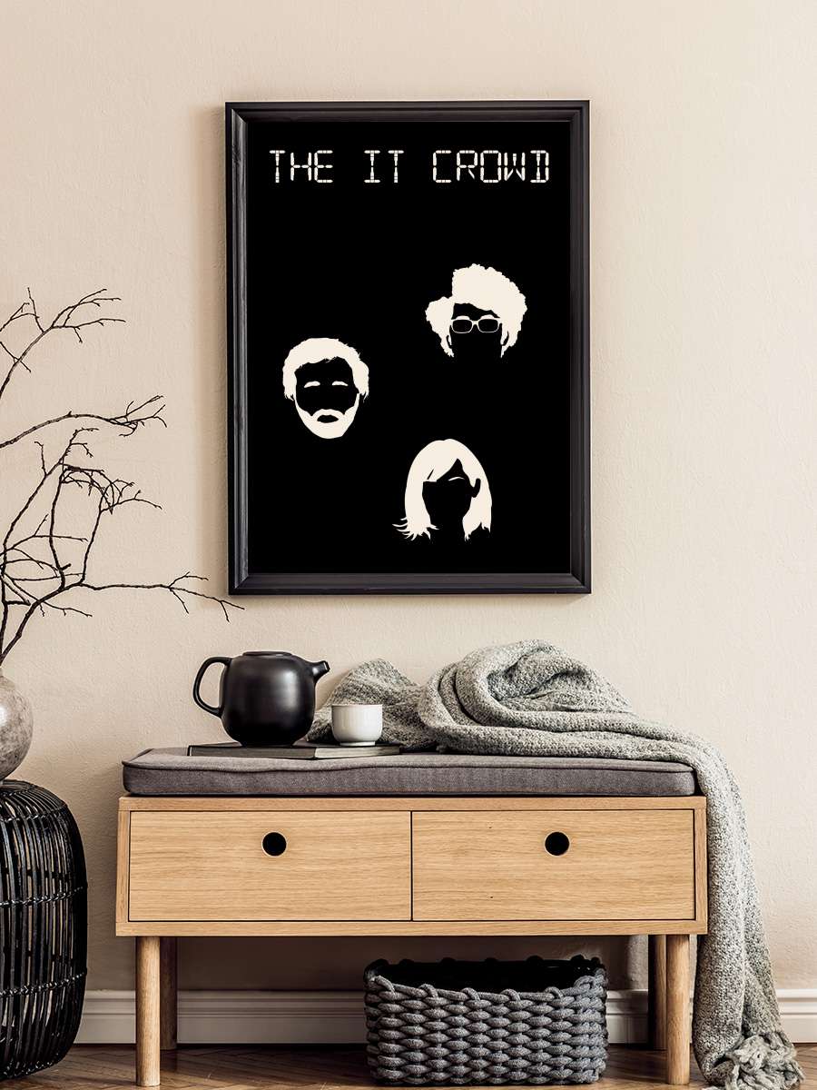 The IT Crowd Dizi Tablo Siyah Çerçeveli Dizi Poster Duvar Tablo