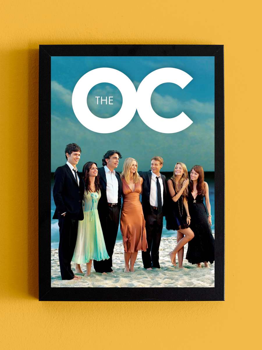 The O.C. Dizi Tablo Siyah Çerçeveli Dizi Poster Duvar Tablo