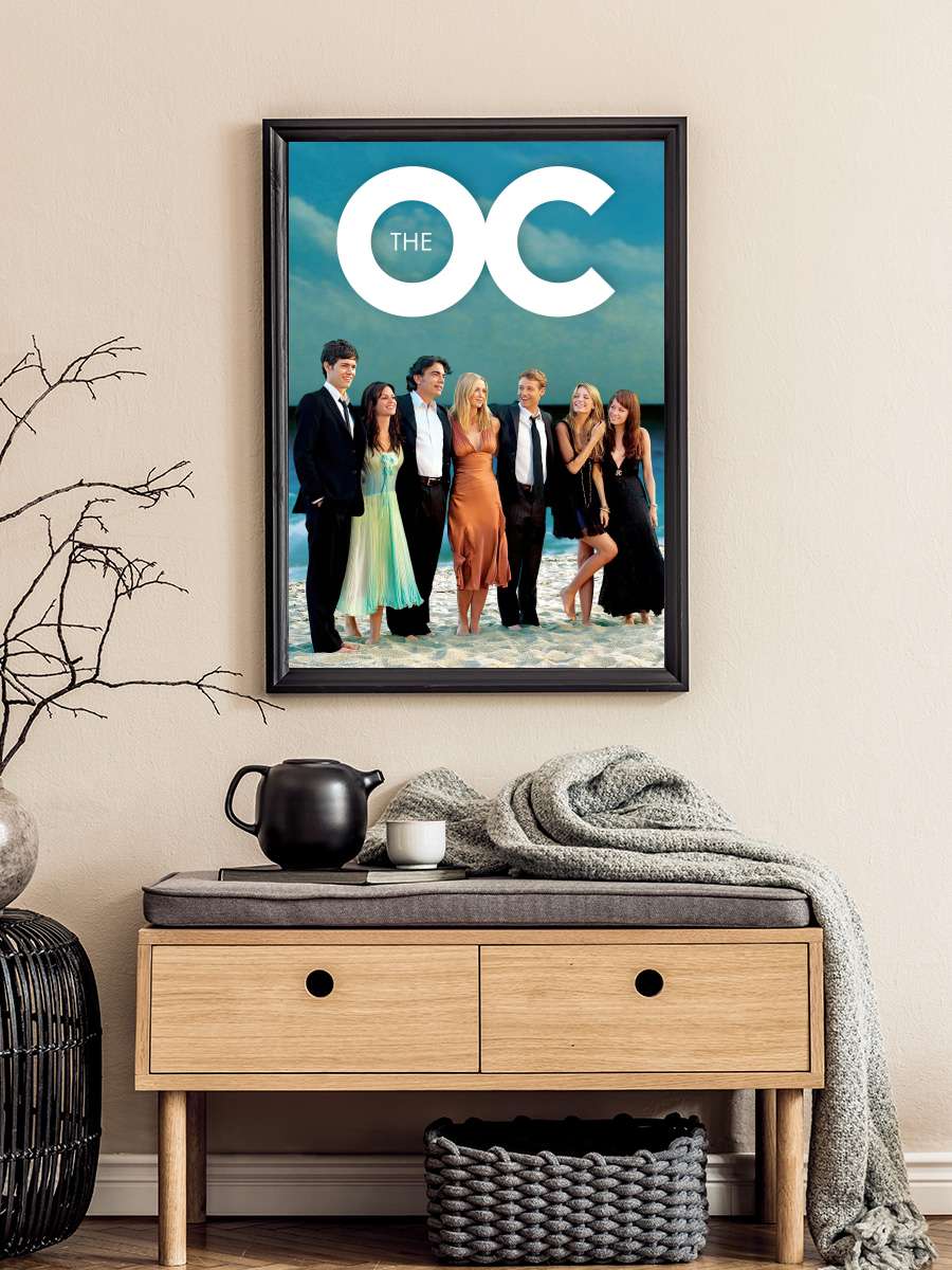 The O.C. Dizi Tablo Siyah Çerçeveli Dizi Poster Duvar Tablo