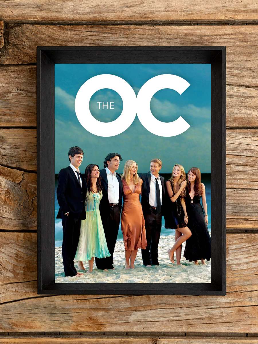 The O.C. Dizi Tablo Siyah Çerçeveli Dizi Poster Duvar Tablo