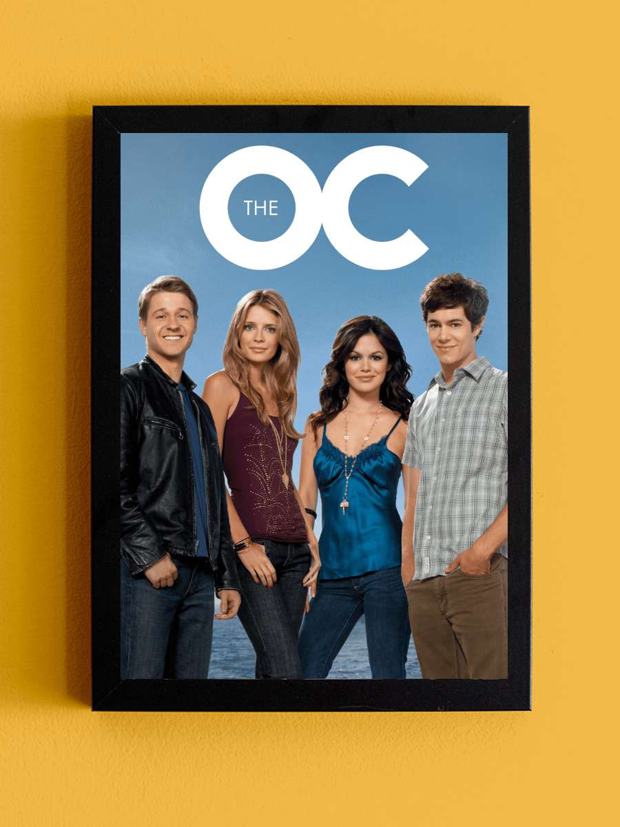 The O.C. Dizi Tablo Siyah Çerçeveli Dizi Poster Duvar Tablo