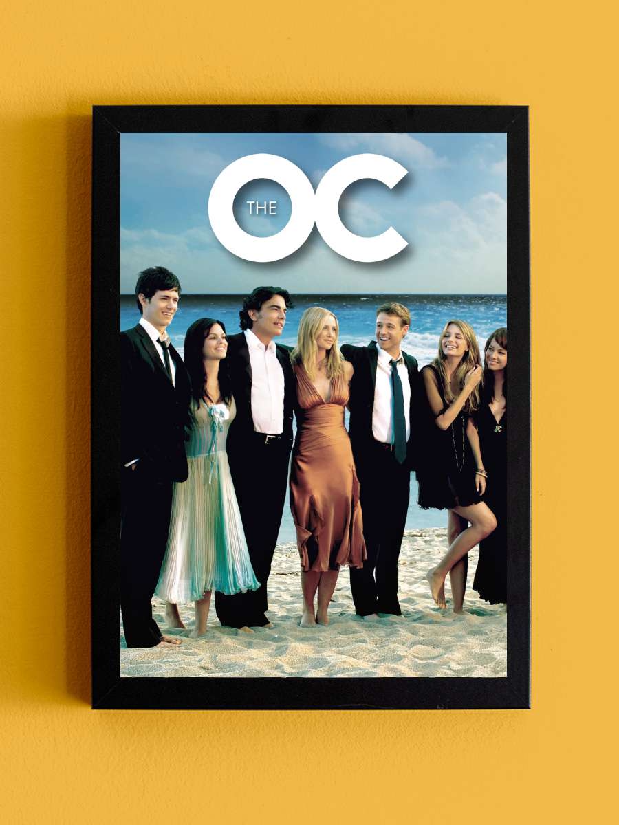 The O.C. Dizi Tablo Siyah Çerçeveli Dizi Poster Duvar Tablo