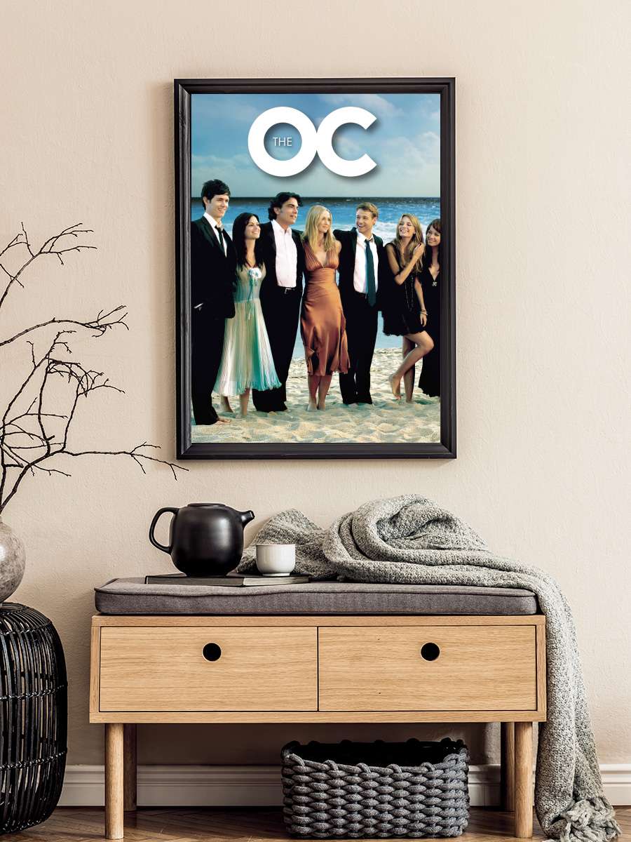 The O.C. Dizi Tablo Siyah Çerçeveli Dizi Poster Duvar Tablo