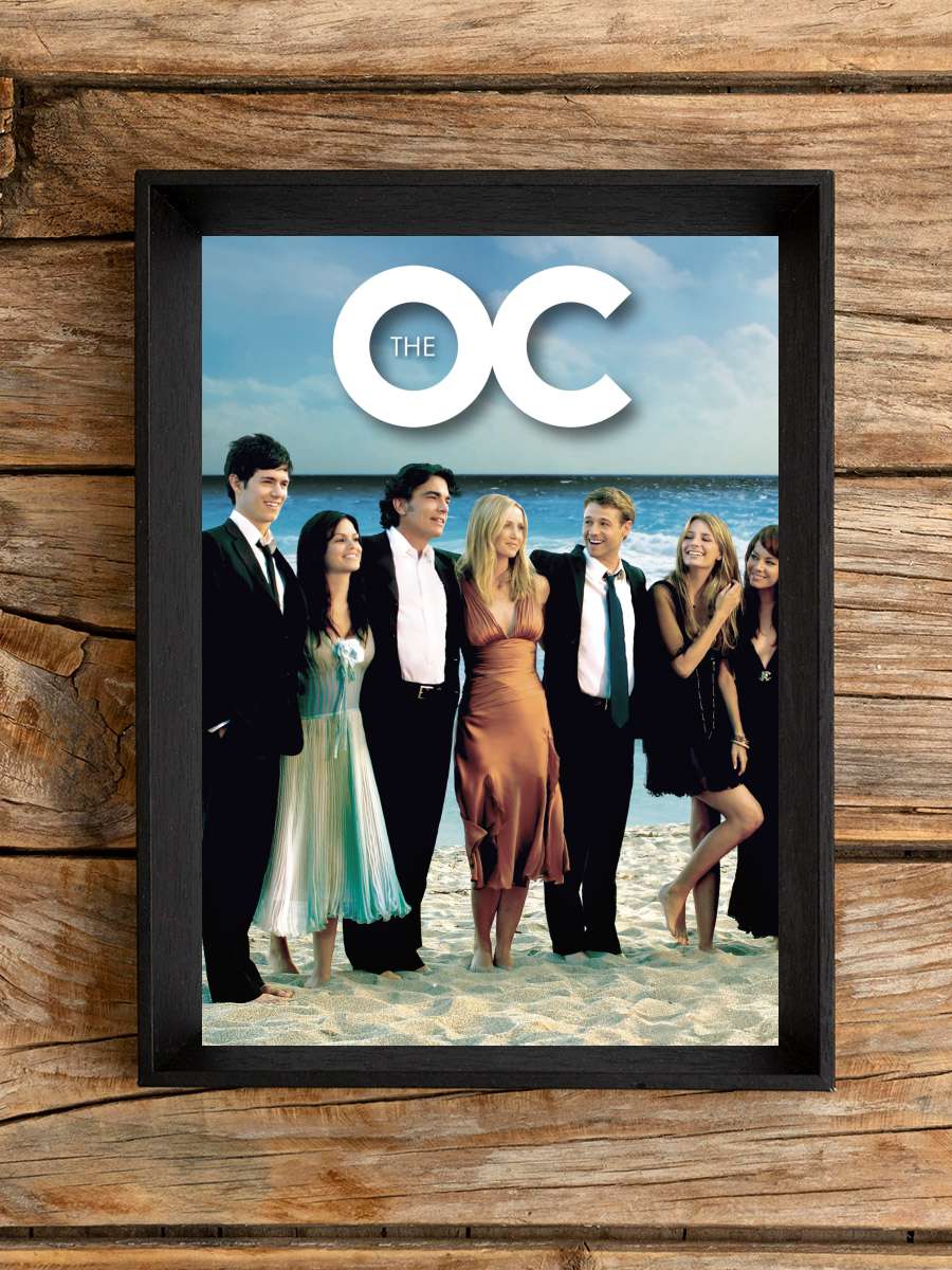 The O.C. Dizi Tablo Siyah Çerçeveli Dizi Poster Duvar Tablo