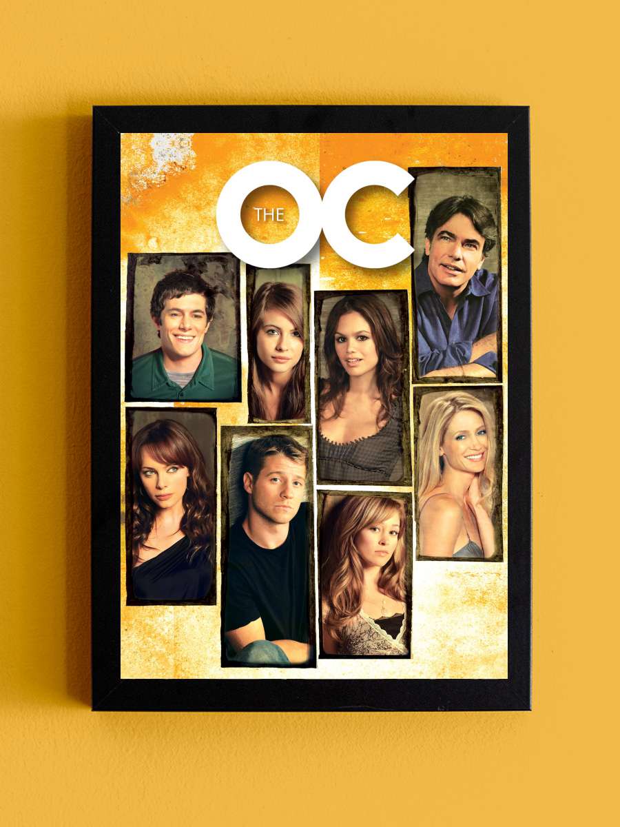 The O.C. Dizi Tablo Siyah Çerçeveli Dizi Poster Duvar Tablo