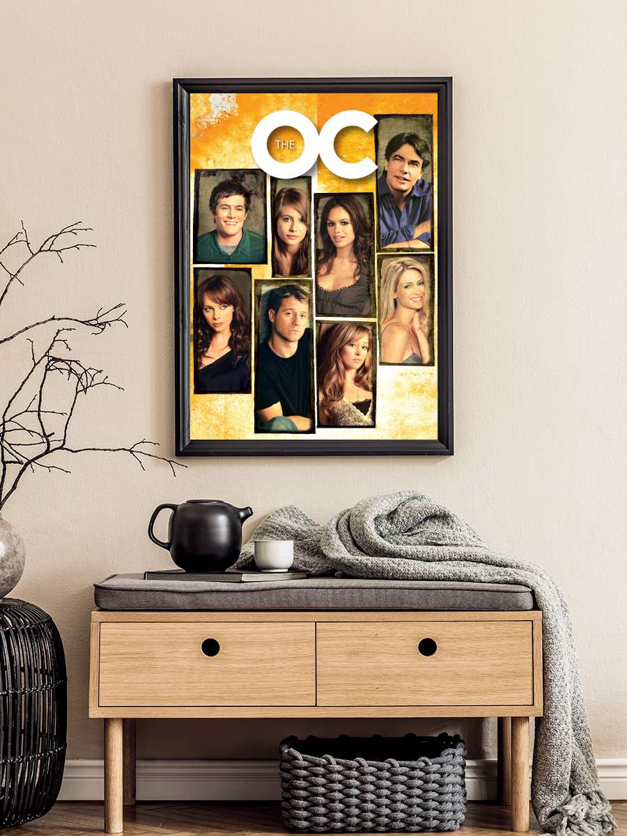 The O.C. Dizi Tablo Siyah Çerçeveli Dizi Poster Duvar Tablo