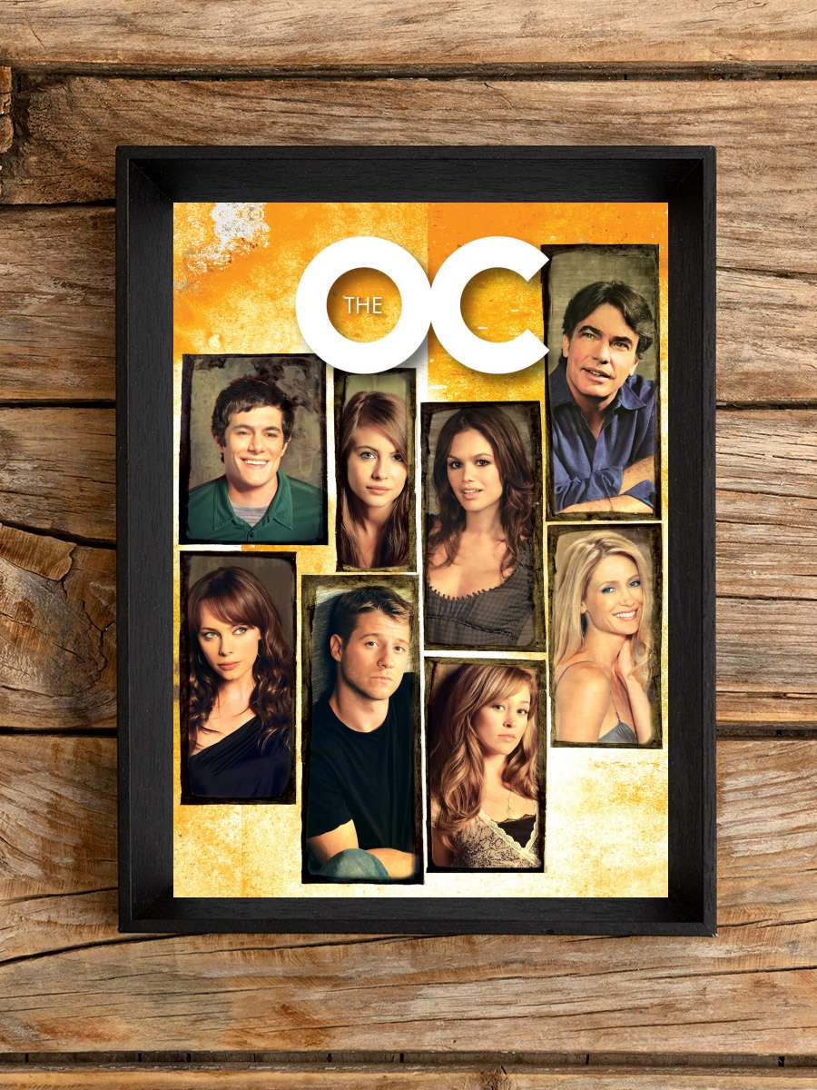 The O.C. Dizi Tablo Siyah Çerçeveli Dizi Poster Duvar Tablo