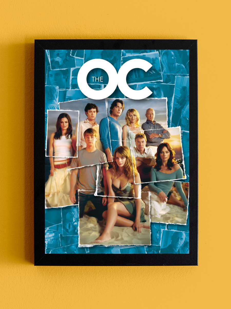 The O.C. Dizi Tablo Siyah Çerçeveli Dizi Poster Duvar Tablo