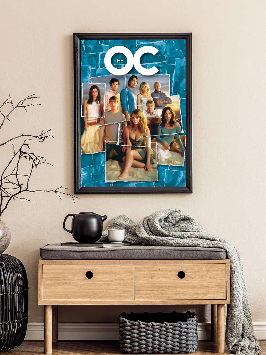 The O.C. Dizi Tablo Siyah Çerçeveli Dizi Poster Duvar Tablo