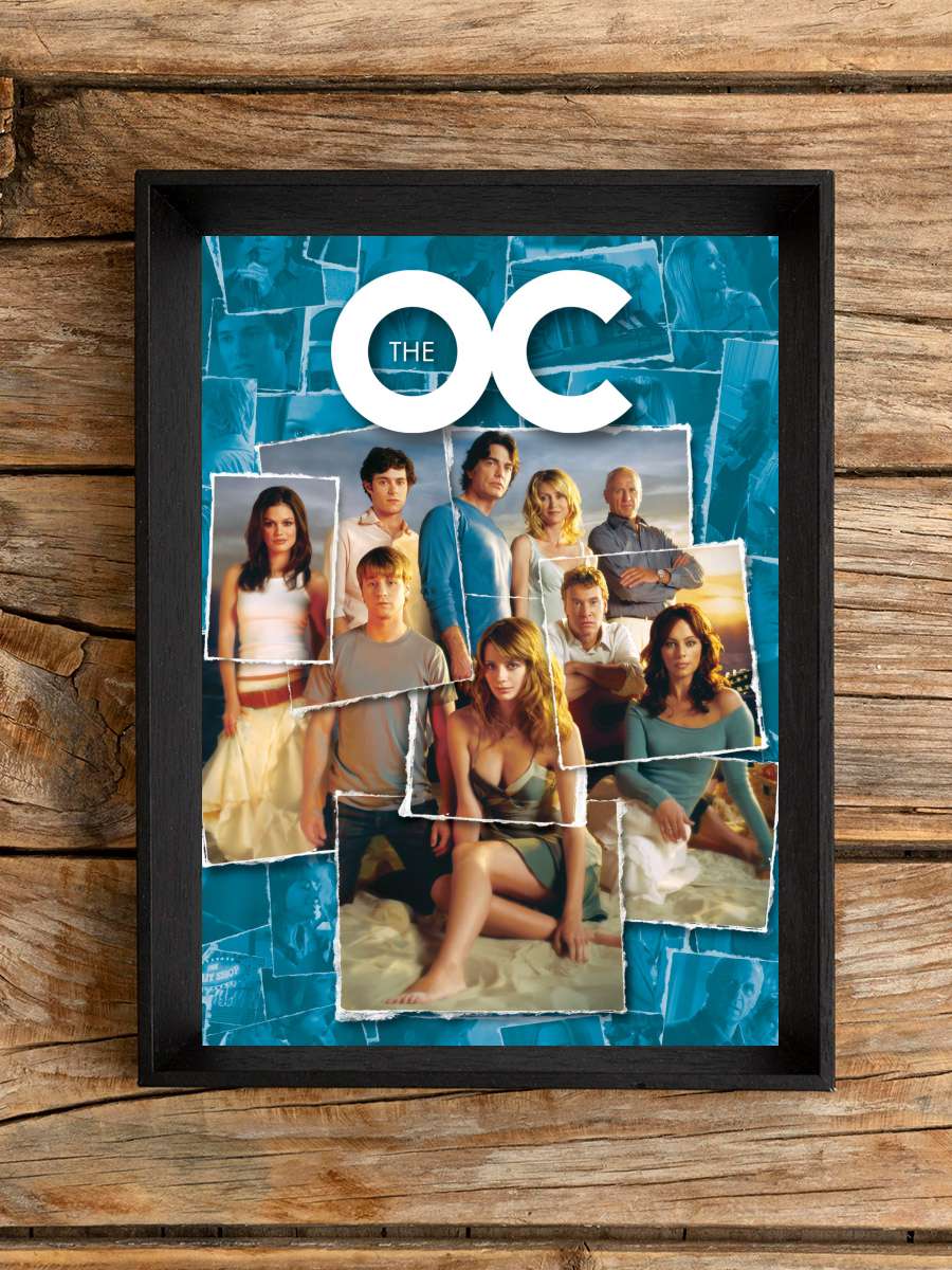 The O.C. Dizi Tablo Siyah Çerçeveli Dizi Poster Duvar Tablo