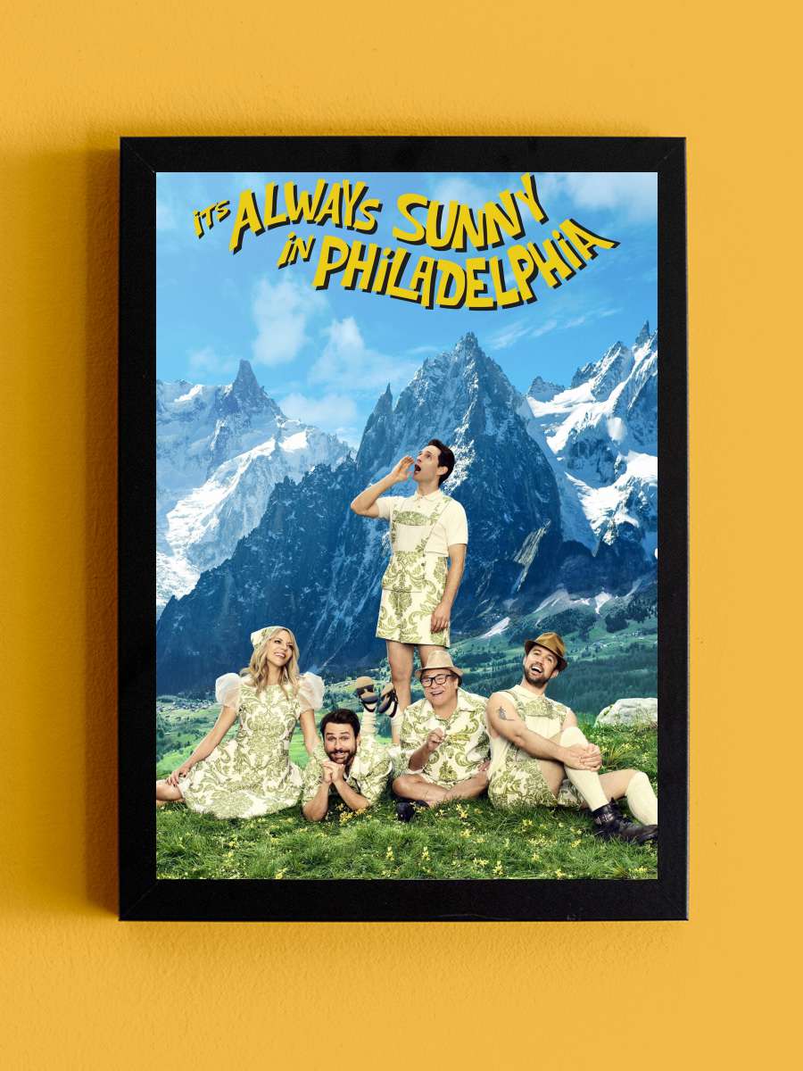 It's Always Sunny in Philadelphia Dizi Tablo Siyah Çerçeveli Dizi Poster Duvar Tablo