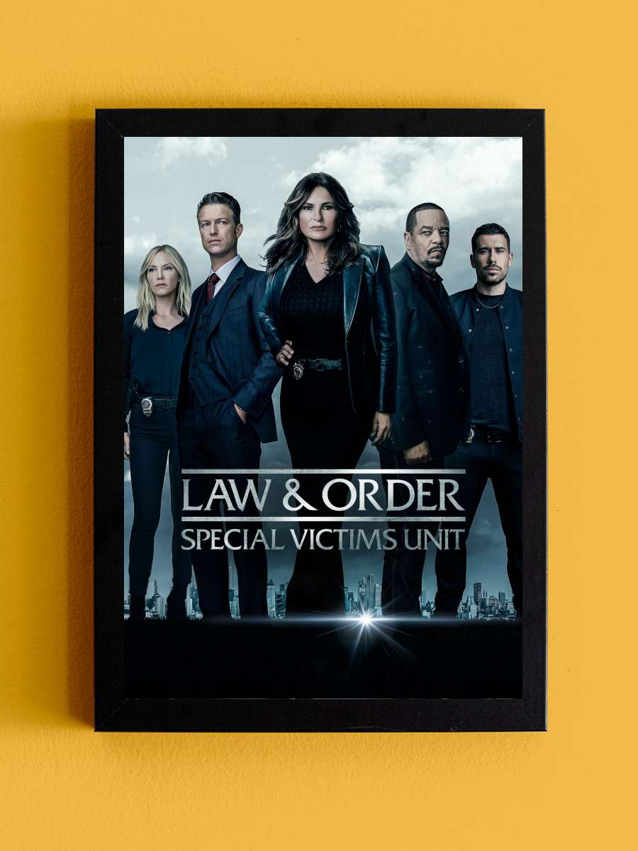 Law & Order: Special Victims Unit Dizi Tablo Siyah Çerçeveli Dizi Poster Duvar Tablo