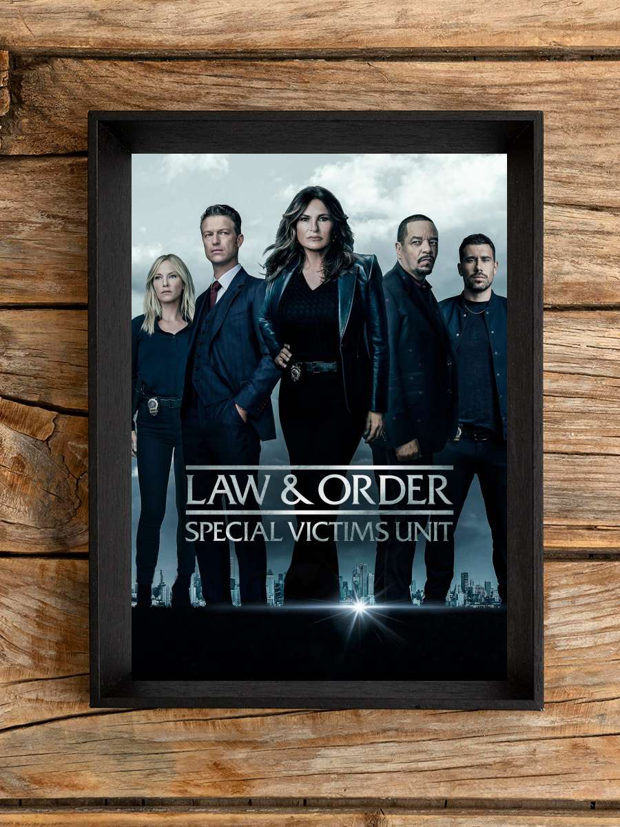 Law & Order: Special Victims Unit Dizi Tablo Siyah Çerçeveli Dizi Poster Duvar Tablo