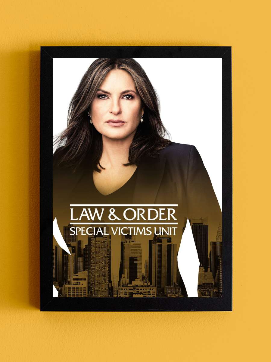 Law & Order: Special Victims Unit Dizi Tablo Siyah Çerçeveli Dizi Poster Duvar Tablo