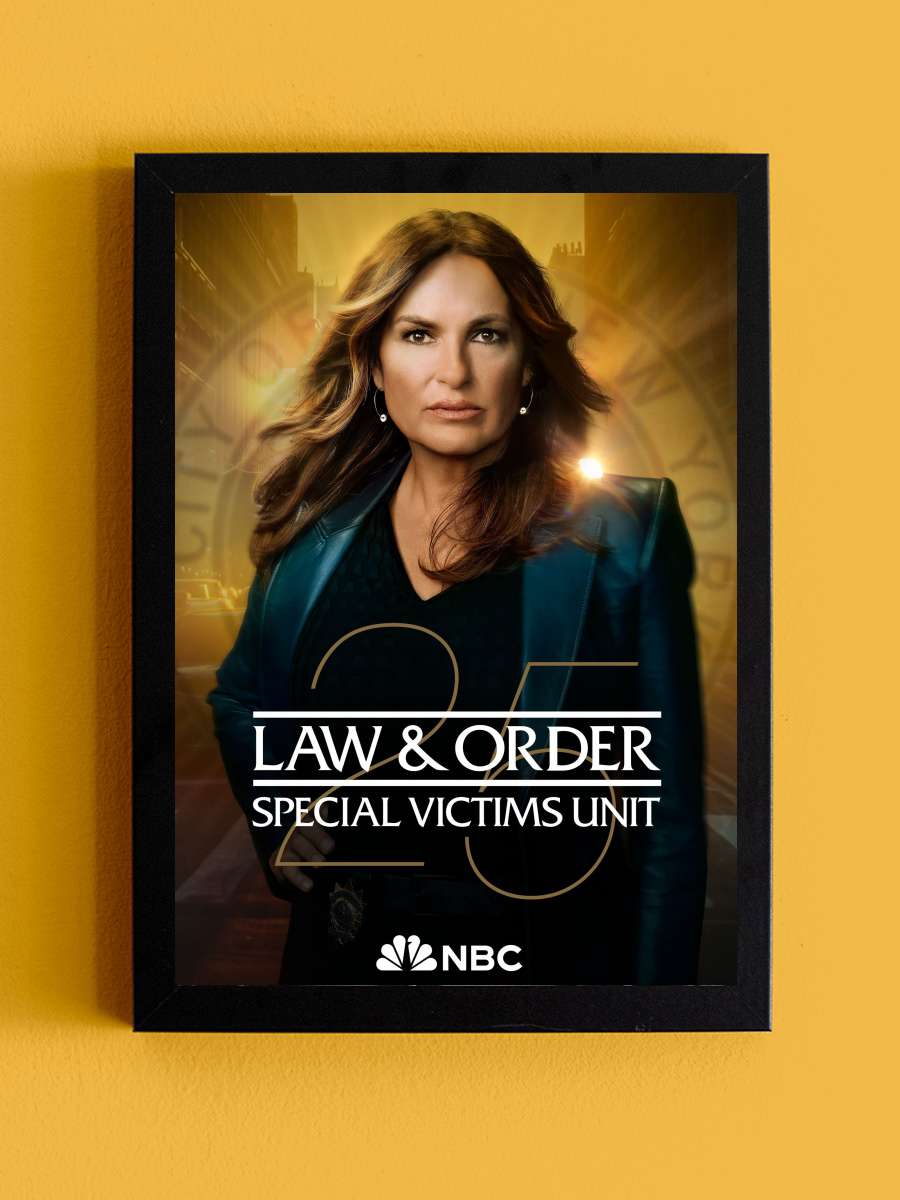 Law & Order: Special Victims Unit Dizi Tablo Siyah Çerçeveli Dizi Poster Duvar Tablo