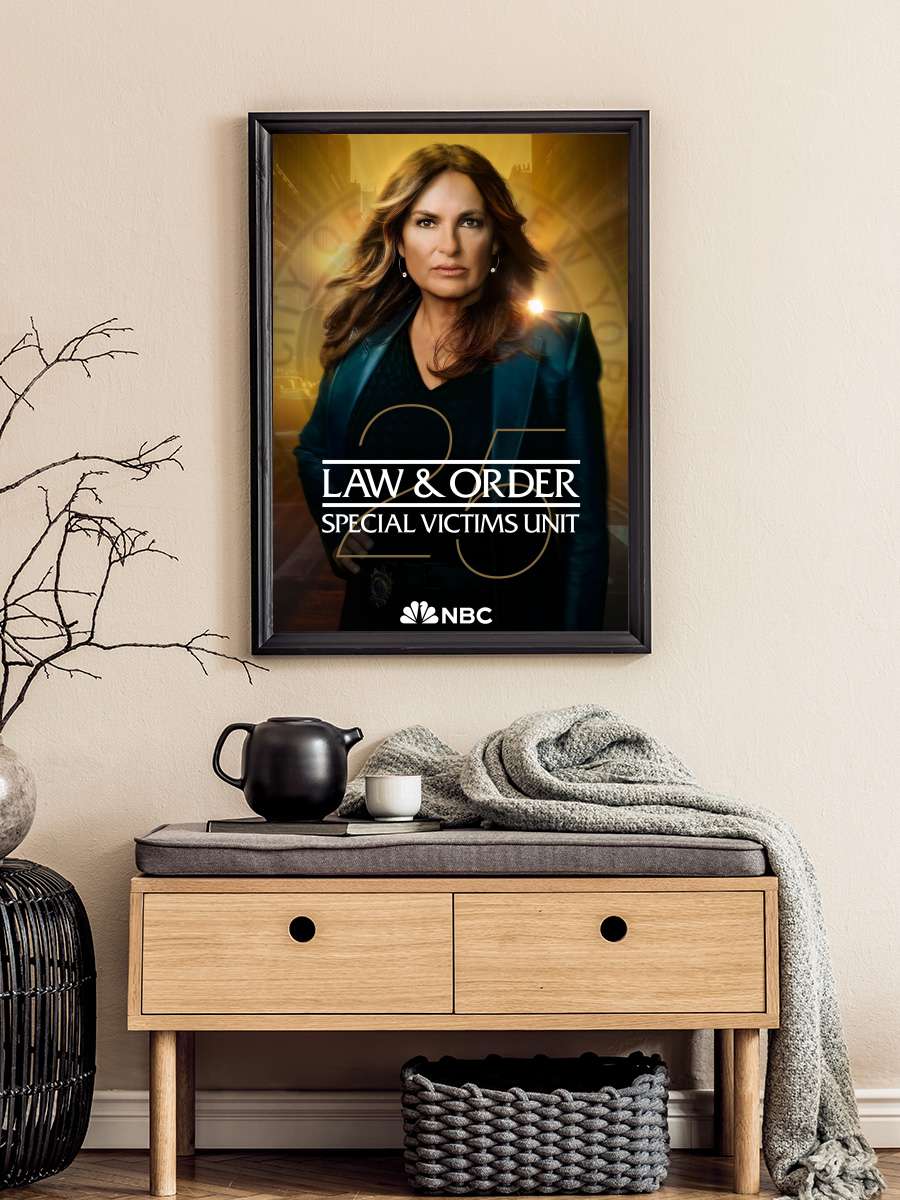 Law & Order: Special Victims Unit Dizi Tablo Siyah Çerçeveli Dizi Poster Duvar Tablo