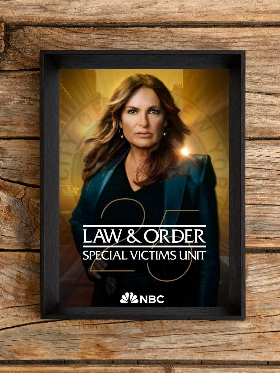 Law & Order: Special Victims Unit Dizi Tablo Siyah Çerçeveli Dizi Poster Duvar Tablo