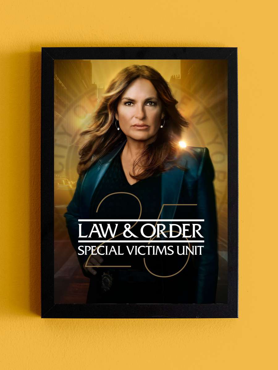 Law & Order: Special Victims Unit Dizi Tablo Siyah Çerçeveli Dizi Poster Duvar Tablo