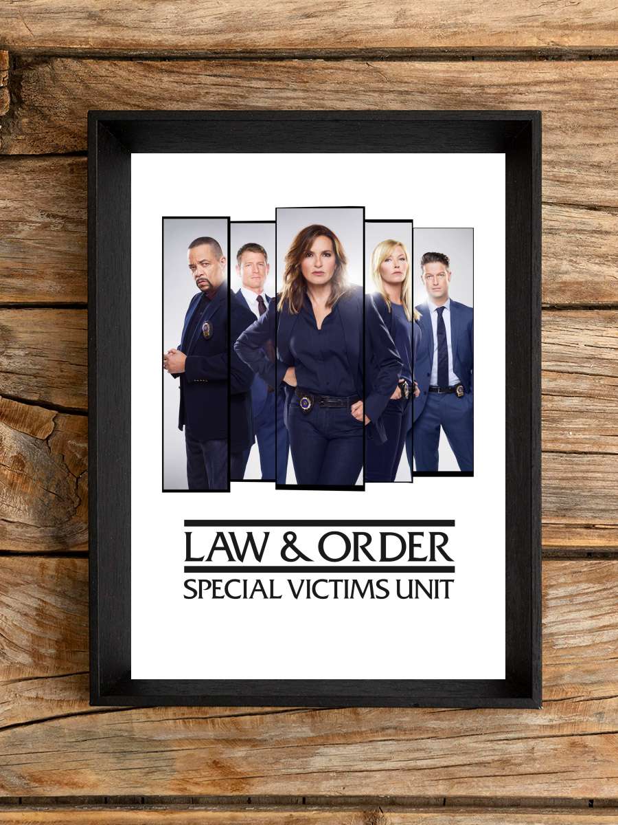 Law & Order: Special Victims Unit Dizi Tablo Siyah Çerçeveli Dizi Poster Duvar Tablo