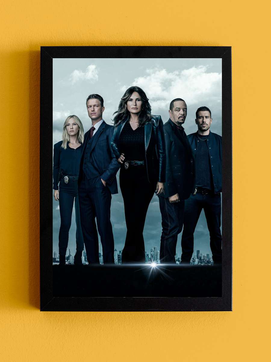 Law & Order: Special Victims Unit Dizi Tablo Siyah Çerçeveli Dizi Poster Duvar Tablo